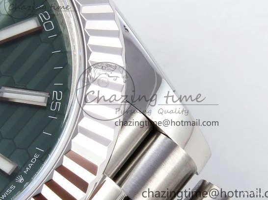 MiroTime 0120 DateJust 41 126334 904L SS VSF 1:1 Best Edition Green Textured Dial on Jubilee Bracelet VS FashionForward 1324